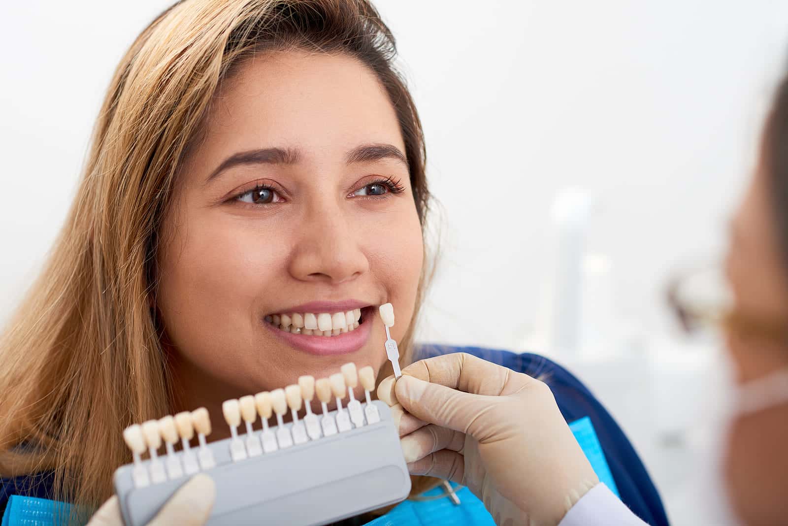 Smiling patient after professional teeth whitening near Peekskill NY at Hudson Valley Dental Medicine
